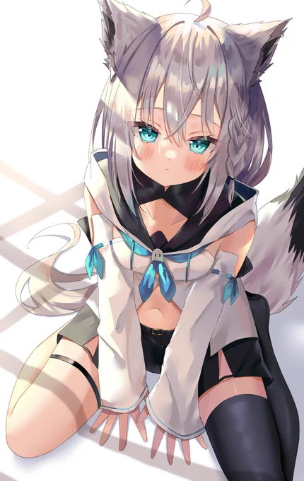 #絵フブキ
間違って消してしまったので再掲…!! 