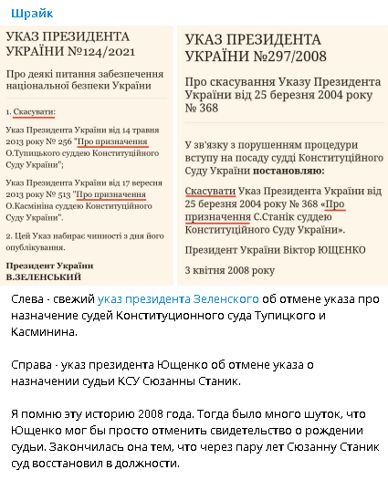 Указ Зеленського про звільнення глави КСУ Тупицького - законний і виданий у межах повноважень президента, - Веніславський - Цензор.НЕТ 8978