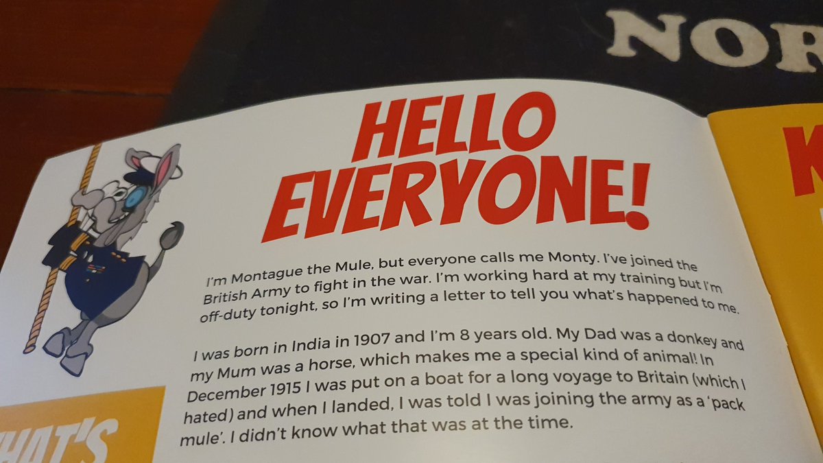 scotty_thomo's tweet photo. This was a great ep of #HistoryHack with @churchill_alex &amp; @rentaquill discussing all things #GreatWarEquine with @LMBD1418
Also, find out where the inspo for the @GreatWarGroup junior magazine mascot #MontyTheMule originated 
#MilitaryHistory #FWW #WW1 #WarMules #OverTheTop https://t.co/1QXXiaKOBa