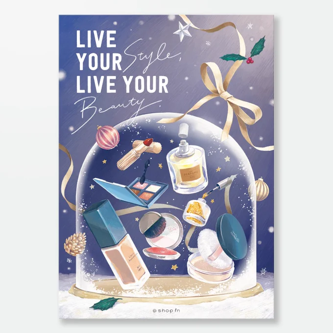 「セレクトコスメショップ shop in」2020夏〜2021春のメインビジュアルを担当しました✏︎

春は桜のイラスト。1年間ありがとうございました!

#桜の日 