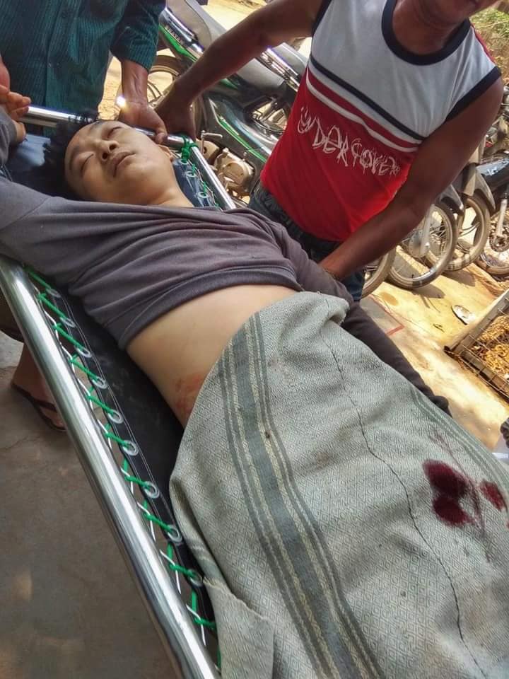 IrrawaddyNews's tweet photo. A 35-year-old tour guide was shot dead and others were injured during a crackdown by junta security forces on anti-regime protesters in Mandalay Region’s Nyaung-U Township on Mar. 27. (Photo: CJ) #WhatsHappeningInMyanmar https://t.co/bET9wV64JM