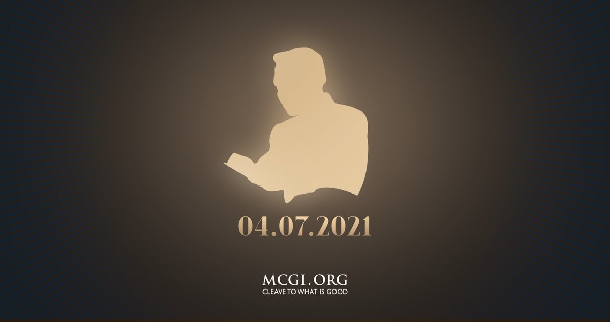 mcgidotorg's tweet photo. “I am simply Brother Eli. I may not be perfectly witty, but I am perfectly me. My person, if I were to be asked, is the least of all Christians in this dispensation.”

The Legacy Continues.
April 7, 2021. https://t.co/USDNRq1Kwi
