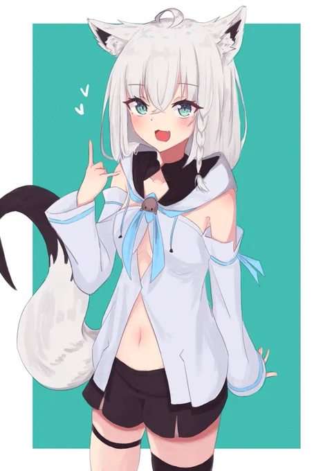 #絵フブキ #白上フブキ 