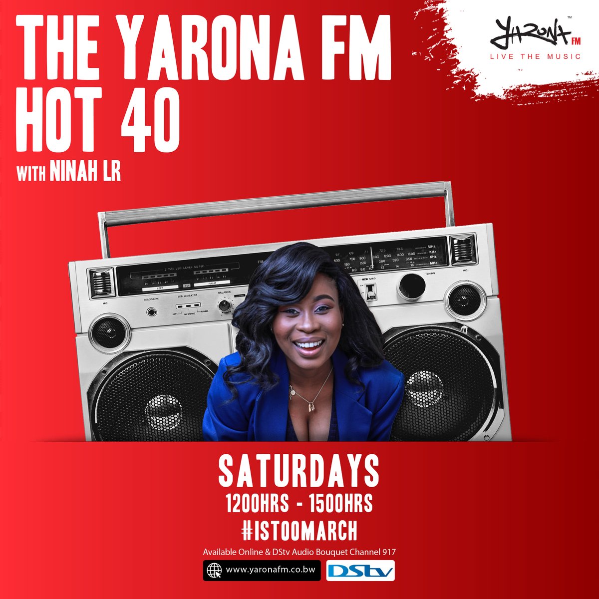 yaronafm's tweet photo. #IsTooMuch
It's time to countdown the hottest 40 local & international tracks on the #YaronaFMHot40 with Ninah LR @ElleNinah
Remember, you've got THE POWER to vote for your favourite songs via our SMS line: 16106 (P2.00 Across All Networks)
Who's this week's No.1? Tune in!! https://t.co/mkSP5cbJe8