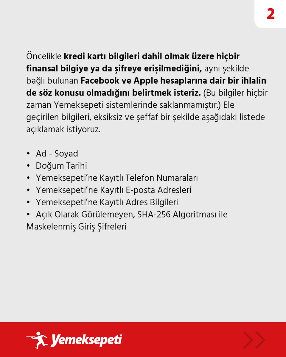 yemeksepeti's tweet photo. Kamuoyuna duyurumuzdur. https://t.co/tIJ1ykokwx