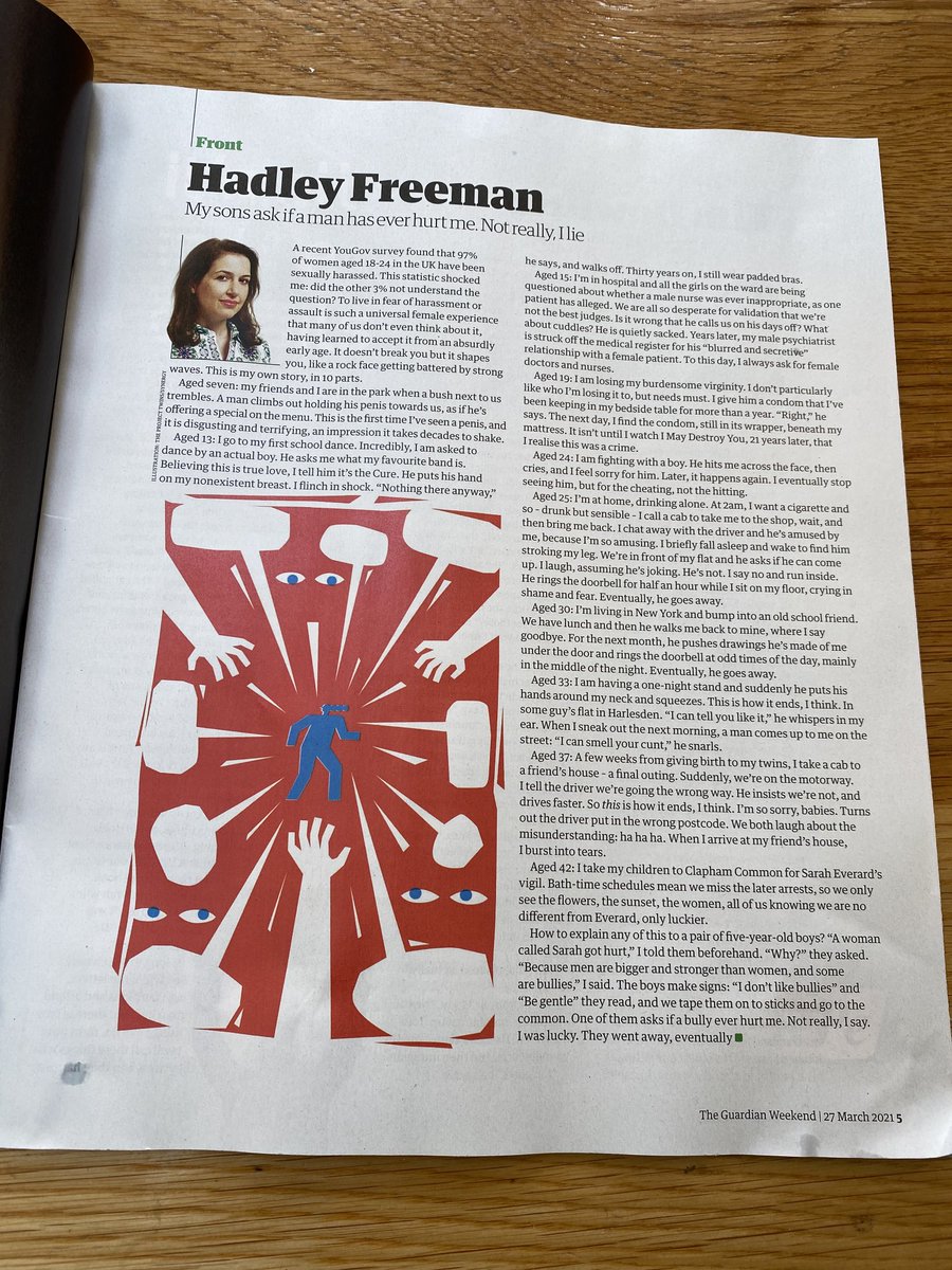 KirstyWark's tweet photo. Please tell everyone you know to read this. Such courage to recall and to write. ⁦@HadleyFreeman⁩ https://t.co/7h863aXS0v