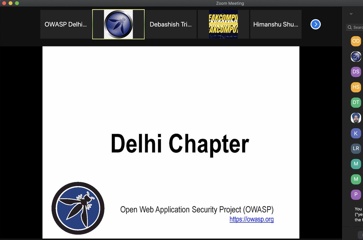 OWASP Delhi tweet media