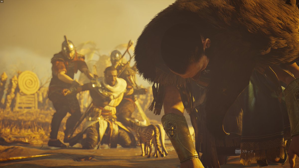 雪だま メインストーリーの重要なシリアスシーンなのに 猫が混ざったおかげで猫から引き離されて嘆くバエクさんなシーンになってしまったｗ アサシンクリードオリジンズ