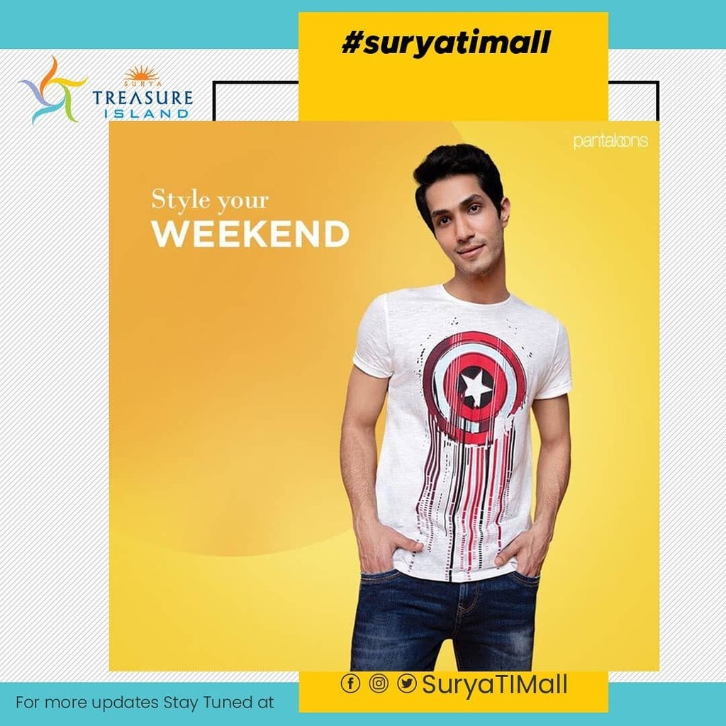 SuryaTIMall's tweet image. Who's up for a Marvel marathon this weekend? 👀 ​

​Tag an Avengers fan! #StyleYourWeekend ​
#FindYourNew at a Pantaloons store near you, 
​
#WeekendOOTD #WeekendWear ​#WeekendIsHere #Pantaloons #StyleYourChange #Weather #Fashion #OOTD #WesternWear instagr.am/p/CM6xFemhf7O/