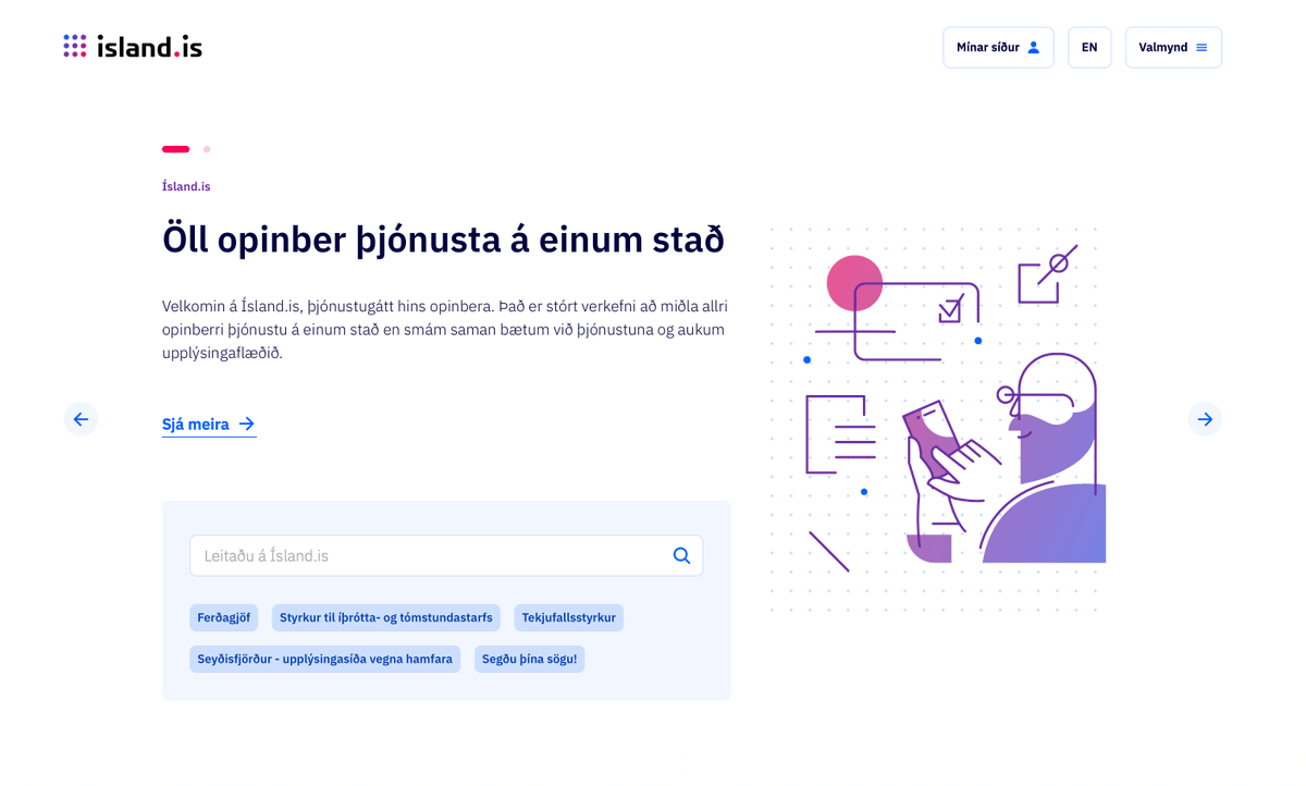 aranjastudio's tweet photo. Two of our customers received an award at the Icelandic Web Awards. https://t.co/myMisR86y7 as the best corporate website for larger companies and https://t.co/rmieUu9k2D as the best public website with an additional award for accessibility. We are honoured and grateful  🙌 https://t.co/fruBKbBdAL