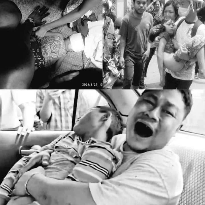 Strongly condemn the bloodthirsty juntas shoot the under aged children inhumanely. The unions which are concerning with the affairs of children, please strongly condemn this kind of inhumane brutality. 

#SavetheChildrenMyanmar 
#UNICEFMyanmar
#WhatsHappeningInMyanmar