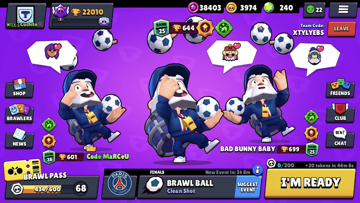 HdezCuchito's tweet photo. 9-0 en el desafío de la skin del psg de dyna. 
Gracias a @MaRCeUTM  por la ayuda, Ggs 👍 https://t.co/lD48LqONid