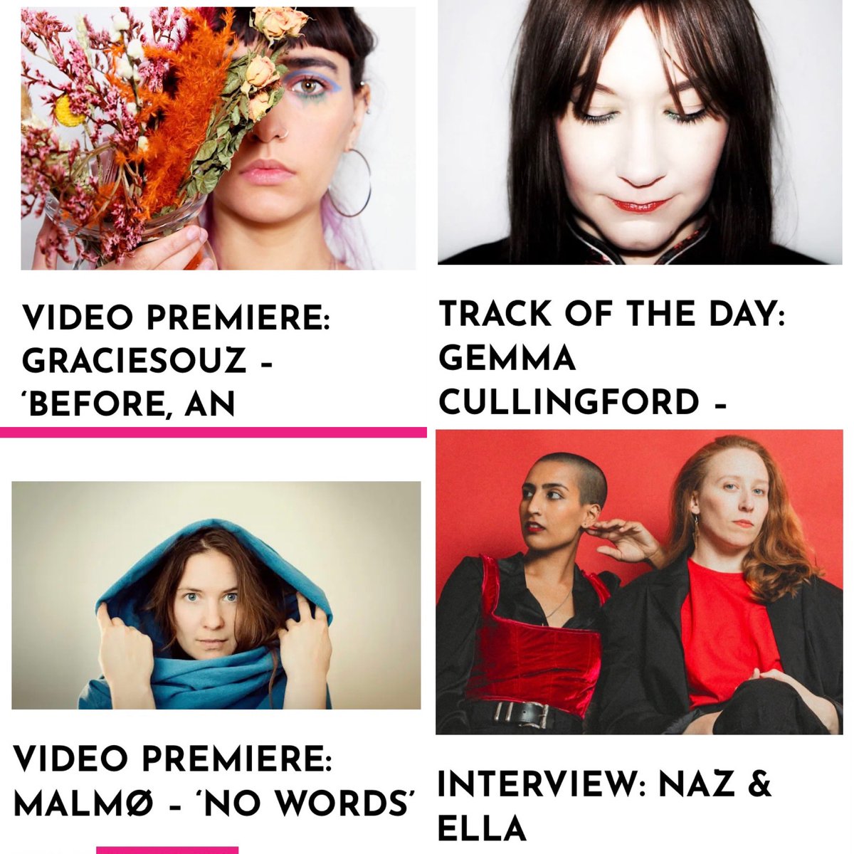 🌷There's been so much great music out over the last month by women &amp; non binary people (take that, crappy festivals), and I've managed to write about some of it - thank you to all the wonderful bands &amp; artists 🌷

Check out all the fab tunes and my words at <a href="/getinherears/">Get In Her Ears</a> 👉