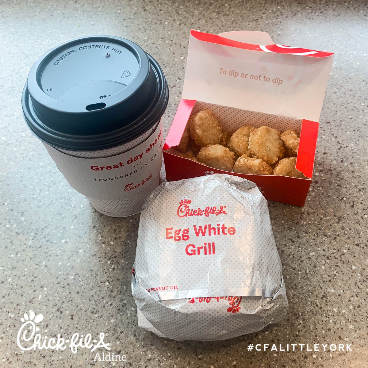 CFA59LittleYork's tweet photo. One of our healthy breakfast meals is the Egg White Grilled Muffin! It's too good not to order. #Breakfast #EggWhiteGrilled #Healthy #CFAAldine https://t.co/q0RA3OmddT