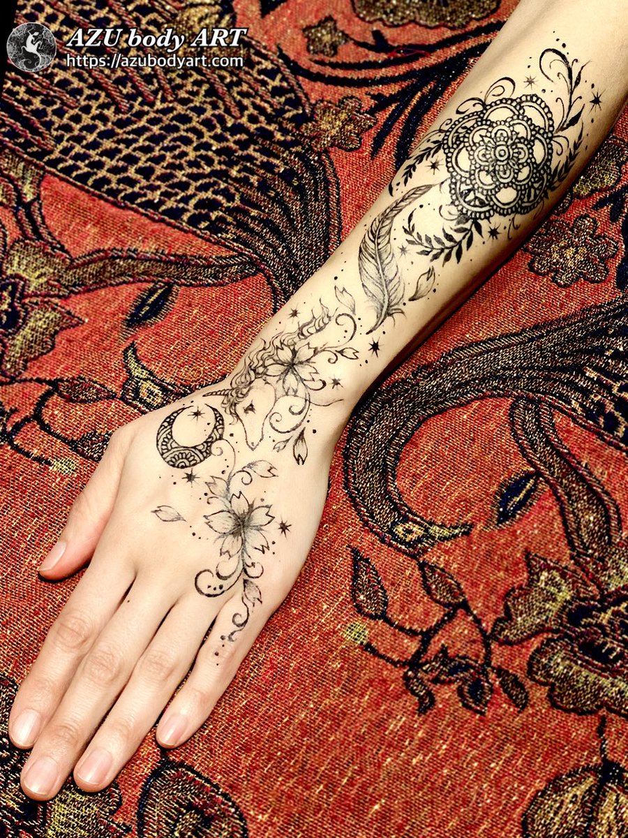 ヘナ タトゥー 画像