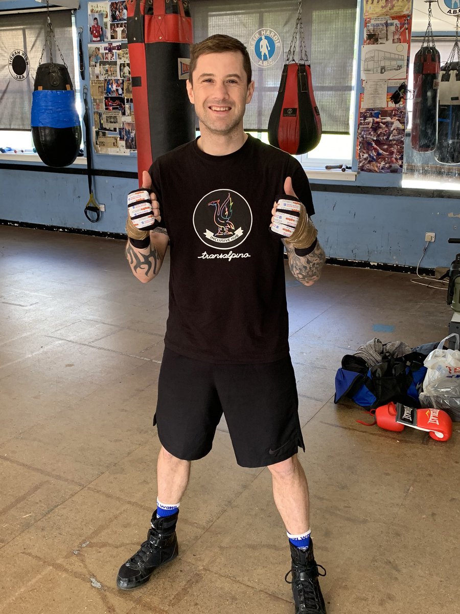 Benjiman Button rocking the <a href="/liamstarkey84/">The Inclusive Hub</a> t-shirt at training today @billmoranuk