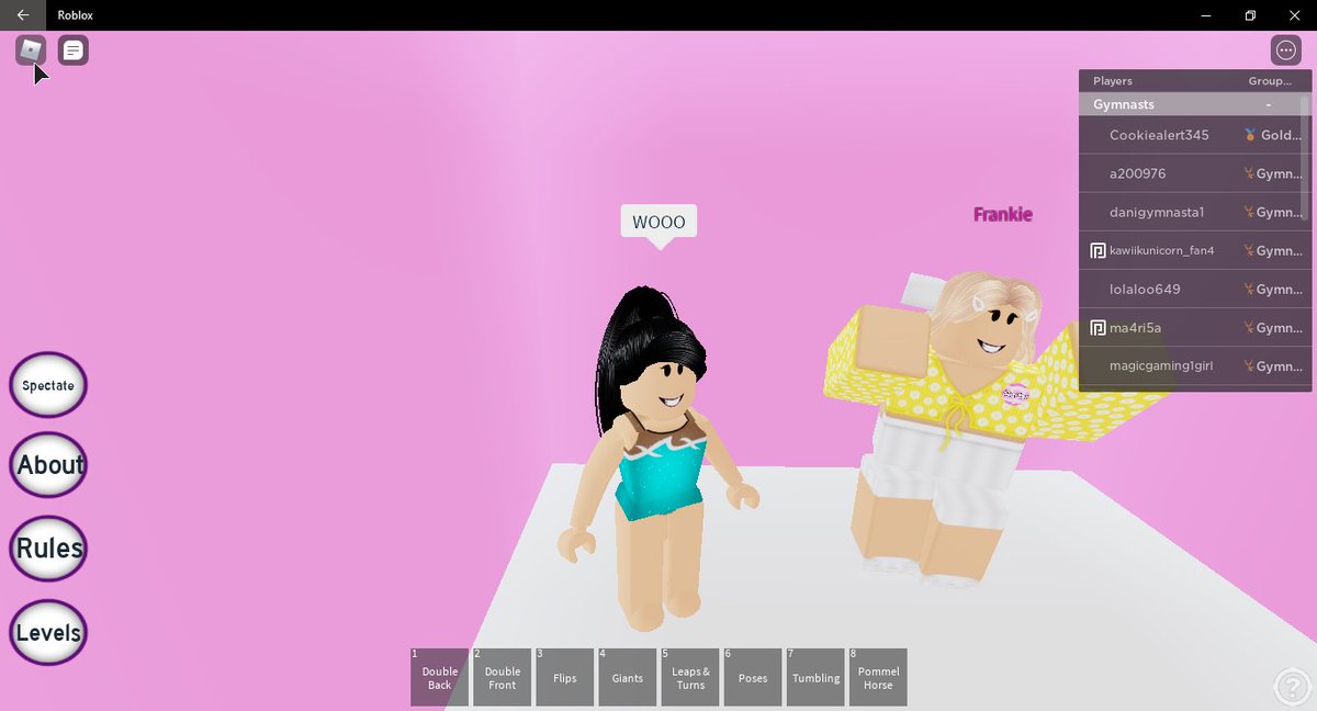 BooksRoblox's tweet photo. @RobloxGymnastic PRE COMP VIBES!!!!!!!!! https://t.co/a4IUaV9x17