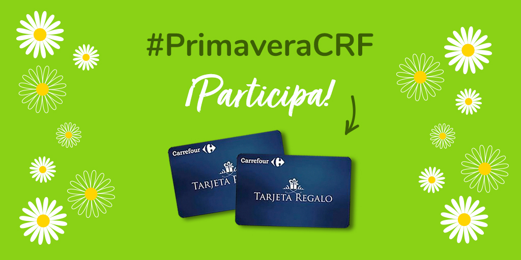 🌺 ¡Último día para participar en nuestro concurso de #primavera!

👉 Síguenos ✔ 
👉 Dale al like ❤ y haz RT 🔁 
👉 Comenta en este post qué es lo que más te gusta de la primavera usando el #PrimaveraCRF
👉 Regalamos 2 tarjetas regalo de 50€
👉 BBLL > bit.ly/3cp7I3d