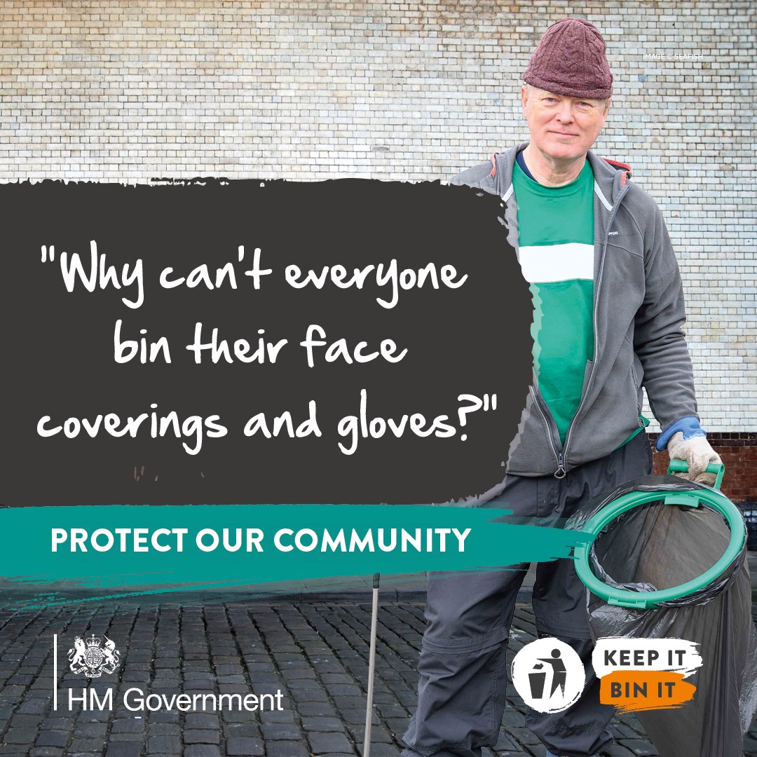 LBofBexley's tweet photo. Sadly, we are still seeing lots of discarded PPE being littered all over Bexley.
Remember, disposable PPE should be put in a general waste bin. https://t.co/iQ8j1HWxFi