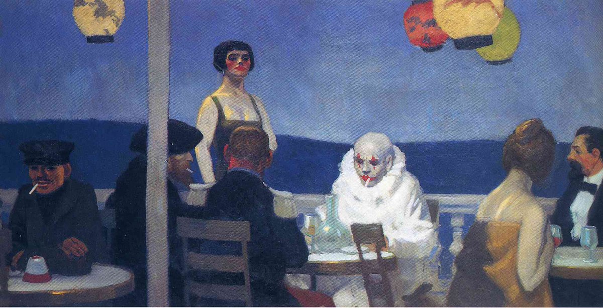 artisthopper's tweet photo. Blue night, 1914 #newrealism #americanart https://t.co/ldLvaakKOg