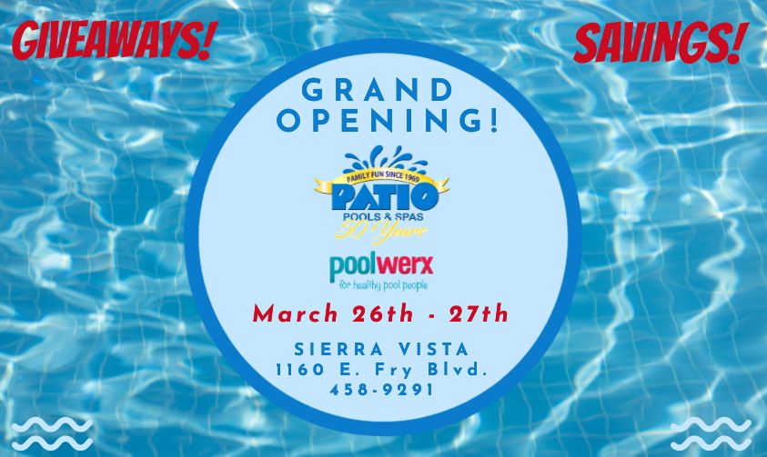 Sierra Vista Poolwerx celebrations continue today! DON'T MISS OUT! 🥳