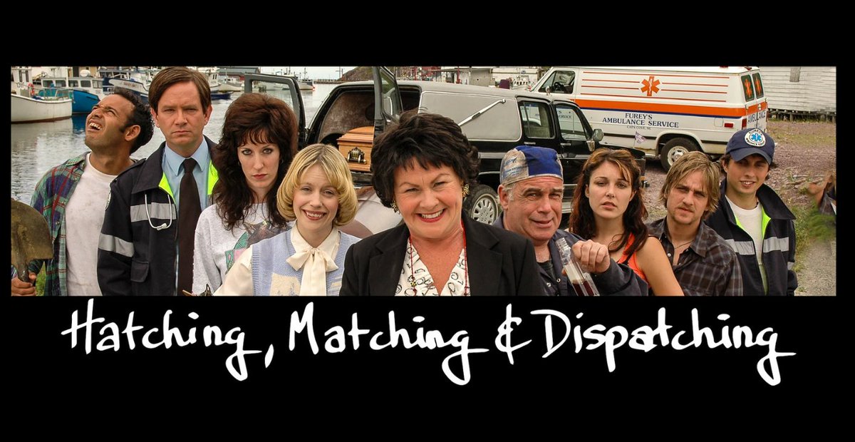 TOsketchfest's tweet image. Join the cast of CBC&apos;s Hatching, Matching and Dispatching as they reminisce and discuss the everlasting impact of this cult comedy hit! #TOSketchFest2021

TODAY at 4:30pmET
Tickets: bit.ly/3s74cQm