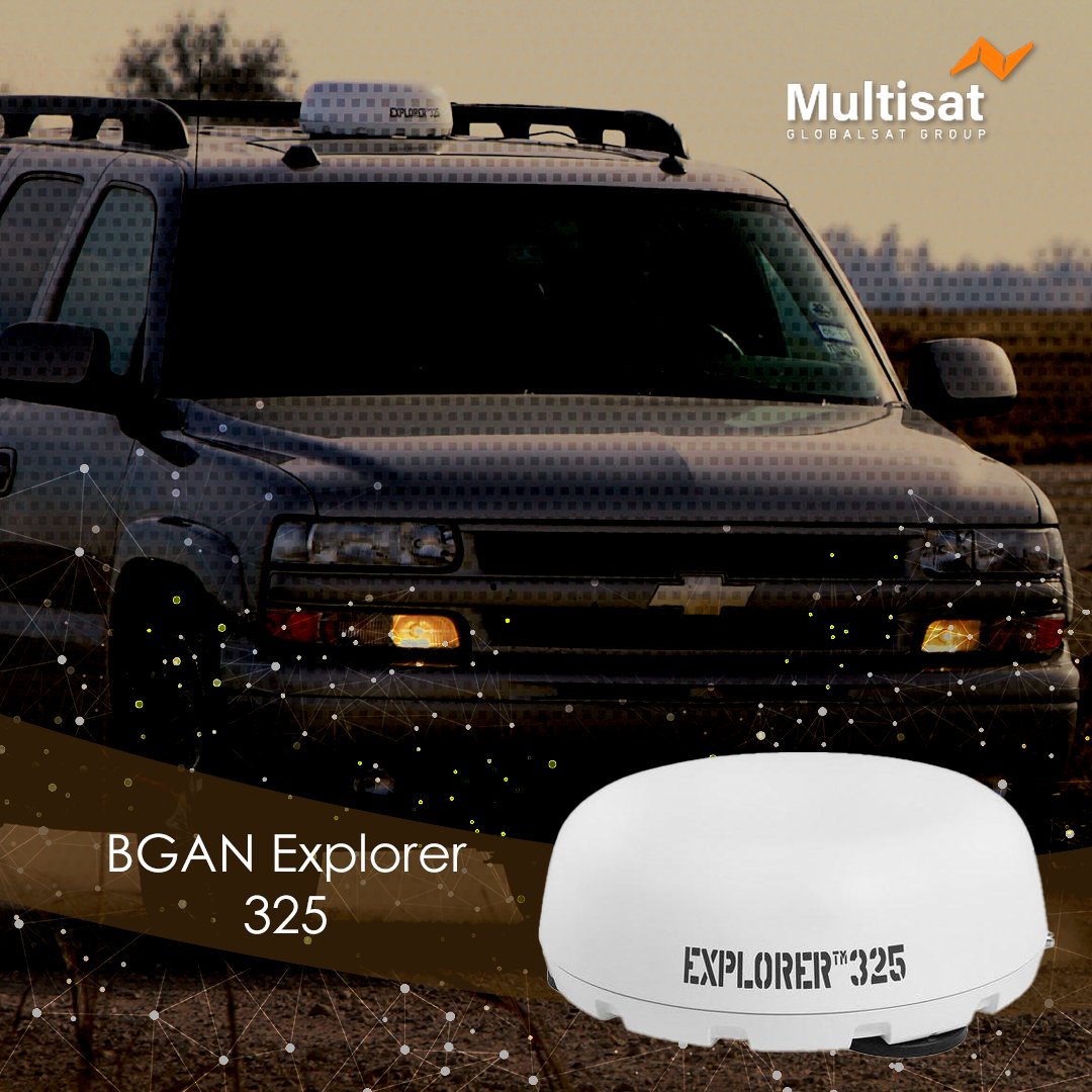 MultisatMx's tweet photo. Con el Cobham EXPLORER 325 se puede conectar con el mundo mediante voz o datos al instante, incluso cuando el vehículo está en movimiento. La comunicación que provee el EXPLORER 325 nunca lo dejará fuera de contacto, incluso si usted está viajando a velocidades de hasta 200 Km/h. https://t.co/c8rLuWSmKx