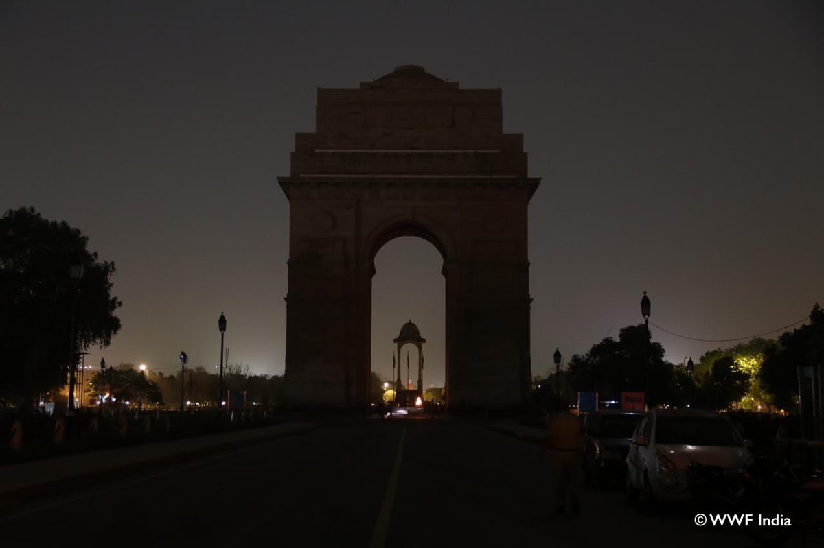 WWFINDIA's tweet photo. Thank you all for powering #EarthHourIndia! 🌏🔦 
Let’s continue to inspire all to #SpeakUpForNature 🐼🌿🌏
Our work has only just begun! We hope you continue to support us as we strive to build a future where nature &amp; people thrive! #TogetherPossible 💪🏽 https://t.co/L2YlboW5io