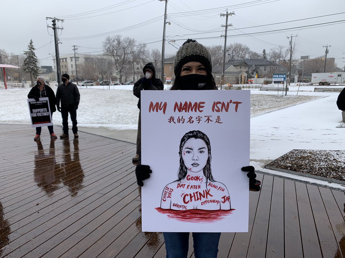 apaulagetics's tweet photo. Bridges Against Hate. #stopasianhate #speakup #NoMoreHate #yeg #yegdt #edmonton #yegactivist #photojournalism #protest #protestsigns https://t.co/7k0n7Qs2UO