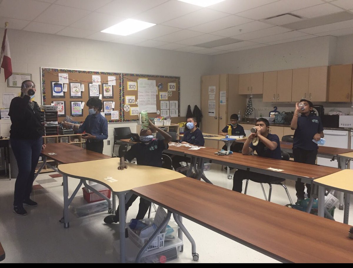 dev_s_gour's tweet photo. Fantastic student-led assembly to wrap up the month of March. Gators taking a Great gulp together with Online and In school students https://t.co/x8pkp48uW3