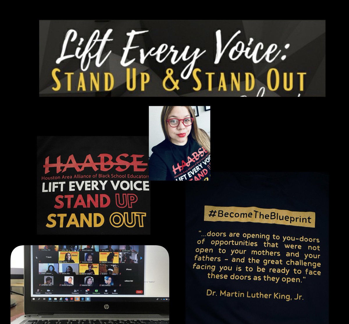 _KimPrincipal_'s tweet photo. What a great day of professional learning with @HAABSE3! LIFT EVERY VOICE: Stand UP Stand OUT #inspired #becometheblueprint https://t.co/5qSkmRQ9N2