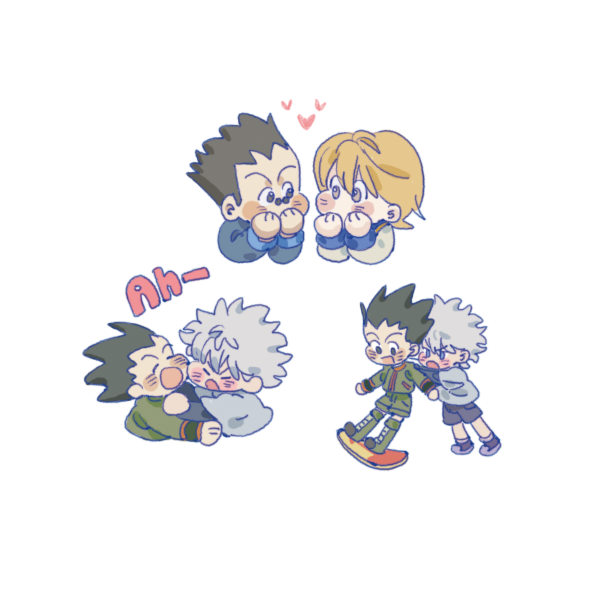 쪼꾸미 레오크라 키르곤키르🤭🤭
#hxh 
#leopika
#killugon