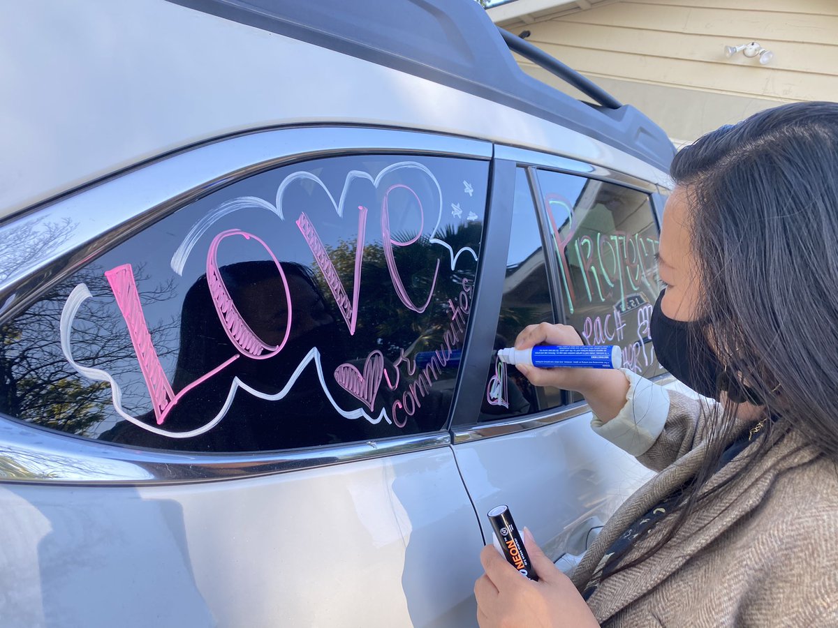 MaiForUs's tweet photo. Nkauj Iab Yang and I fired up and ready to join the Sacramento #DriveOutTheHate! Love, protect, heal - together we will rise 🔥! #StopAsianHate 

#WhiteSupremacyKills 
#ProtectOurCommunities 
#InvestInOurCommunities https://t.co/iCmSN3MGg2