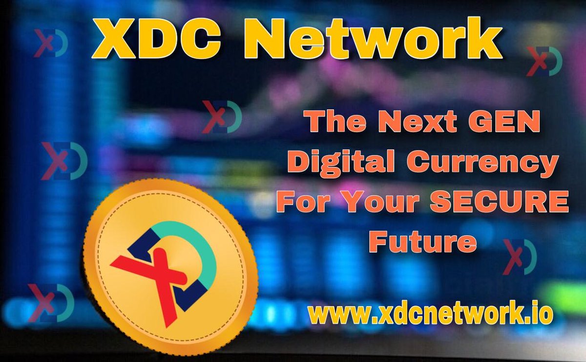 Network_XDC's tweet photo. XDC Network
A Secure Crypto
The Next GEN Digital Currency For Your SECURE Future
https://t.co/PbWltRzMEp
#XDC #XDCNetwork #Network_XDC #cryptocurrency #Binance #PoloniDEX #WazirX #blockchain #ASecureToken https://t.co/7MYcwlkPHx