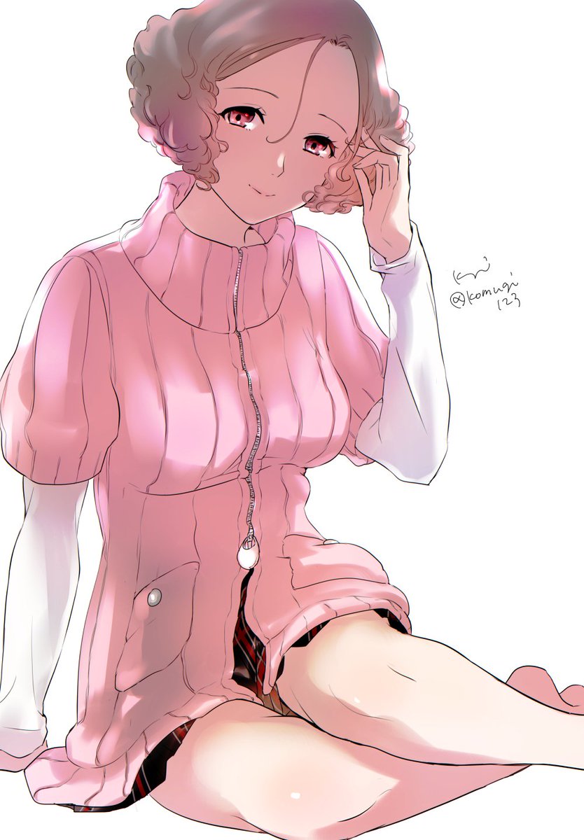 奥村春 「上手になったねって言っている春ちゃんを描きました 」|こむぎ@単行本発売中のイラスト