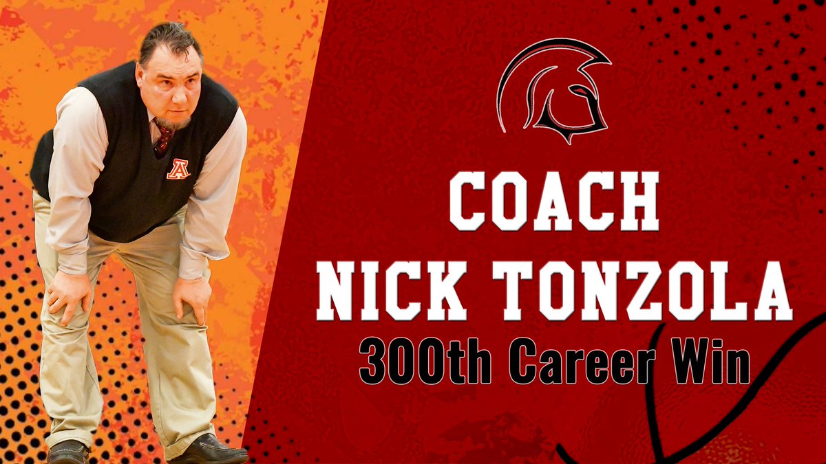 Congratulations to Coach Nick Tonzola, who with this morning’s victory has now earned his 300th career wrestling win!