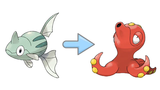 ポケモン知らない人を騙せそうな嘘の進化の流れが少し話題になってるようですが、逆にポケモンを知らない人が信じなさそうな本当の進化の流れがこちら。 