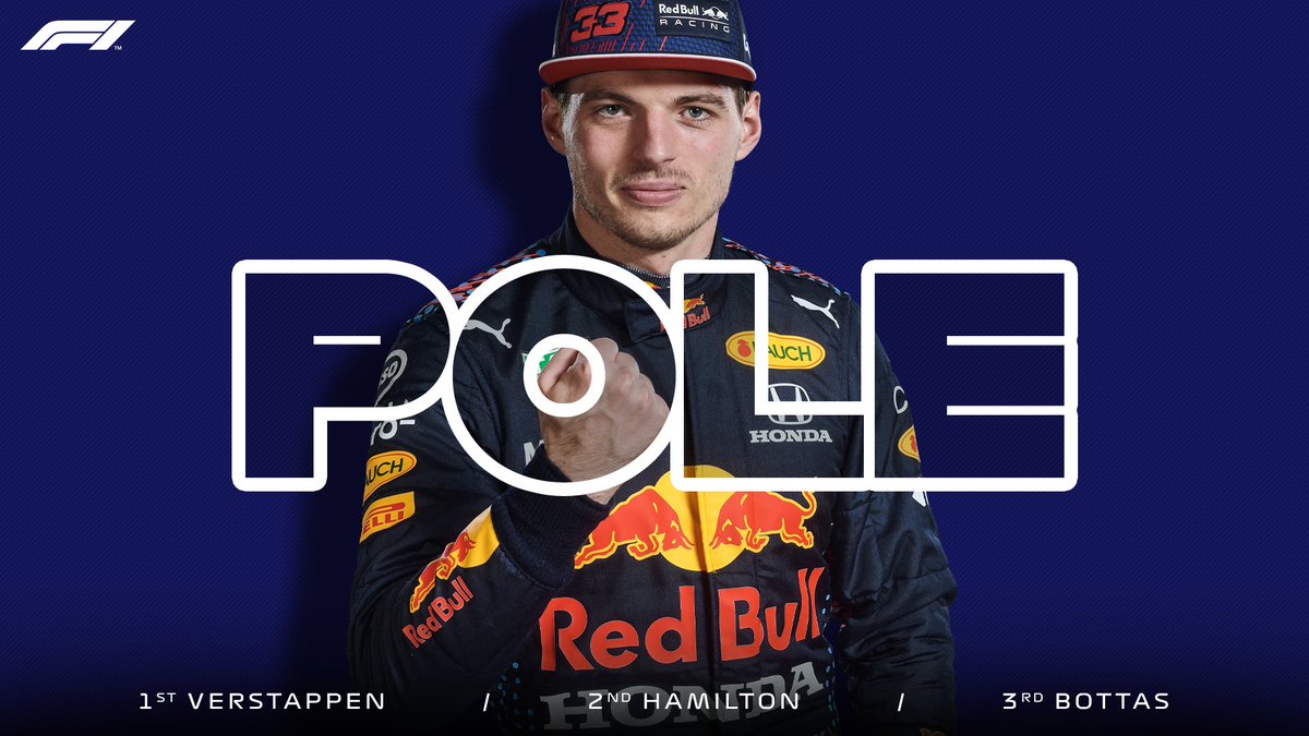 BREAKING: VERSTAPPEN TAKES POLE IN BAHRAIN!!

Hamilton and Bottas line up behind!

#BahrainGP 🇧🇭 #F1