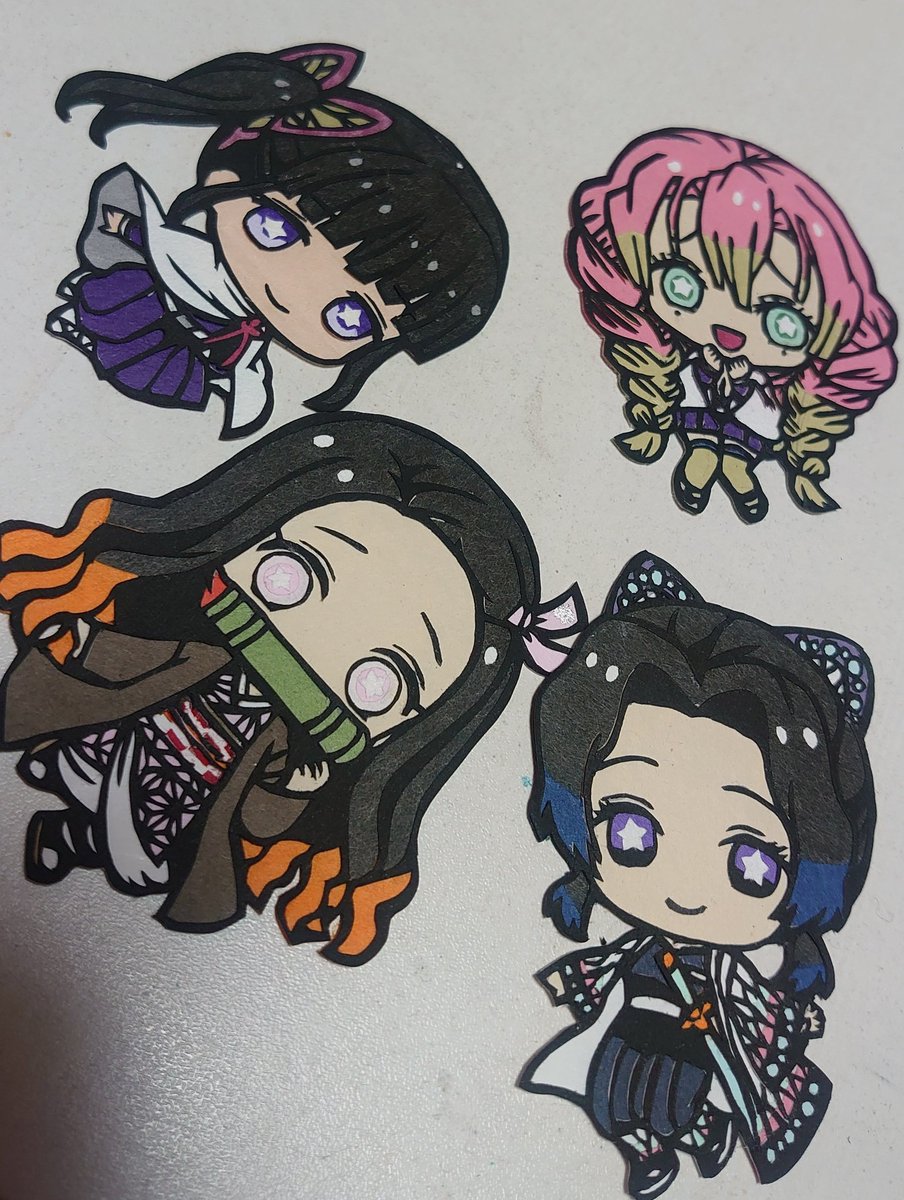 今日の作品は 鬼滅の刃より栗花落カナヲ 竈門禰豆子 今日の作品は 鬼滅の刃より栗花落カナヲ 竈門禰豆子