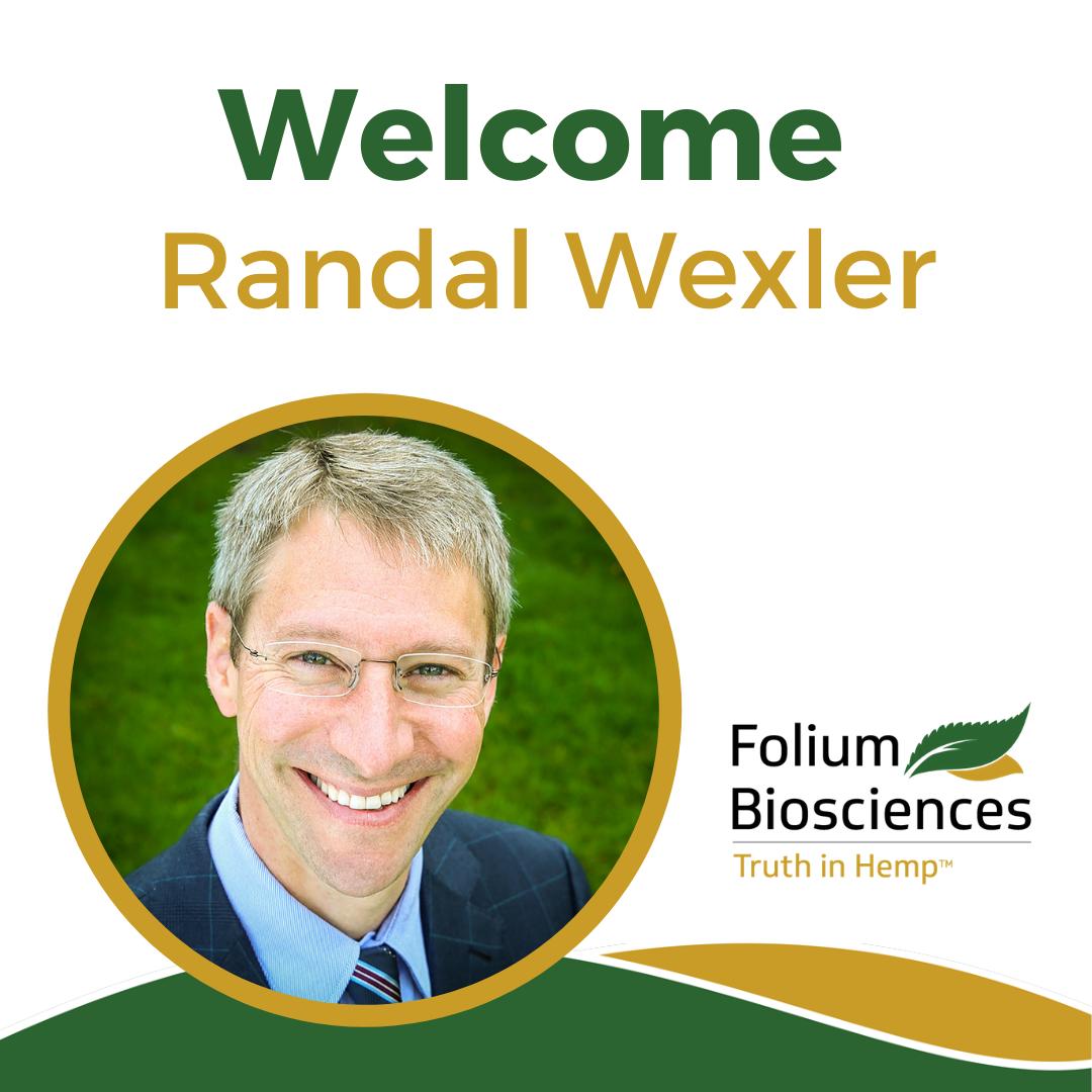 Foliumbiosci's tweet photo. Join us in welcoming a new Advisory Board member, J. Randal Wexler. Wexler has served as Vice President, General Counsel, and Corporate Secretary for FutureCeuticals/Van Drunen Farms, one of the largest culinary herb farming operations in the United States, since 2015. We’re ... https://t.co/xGLT1VOFjG