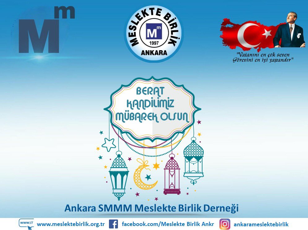 Berat Kandilinizi kutluyor; bu mübarek gecenin ülkemize, milletimize ve tüm İslam alemine hayırlar getirmesini diliyorum.
Kandiliniz mübarek olsun. Meslekte Birlik Derneği Başkanı Mustafa ÖNDER