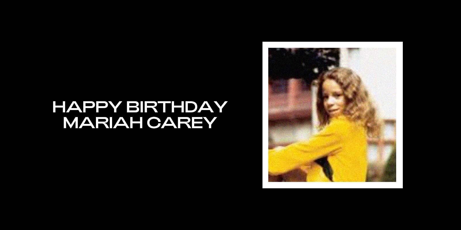 Beyoncé wishes Mariah Carey a happy birthday on her website. 