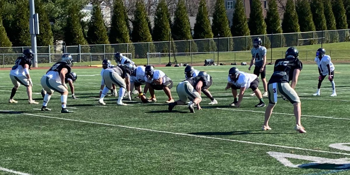 DVUfootball's tweet photo. Attack the day! 😤

Day 1. ✅ #WeAreDelVal https://t.co/KDo8Hz5ubJ