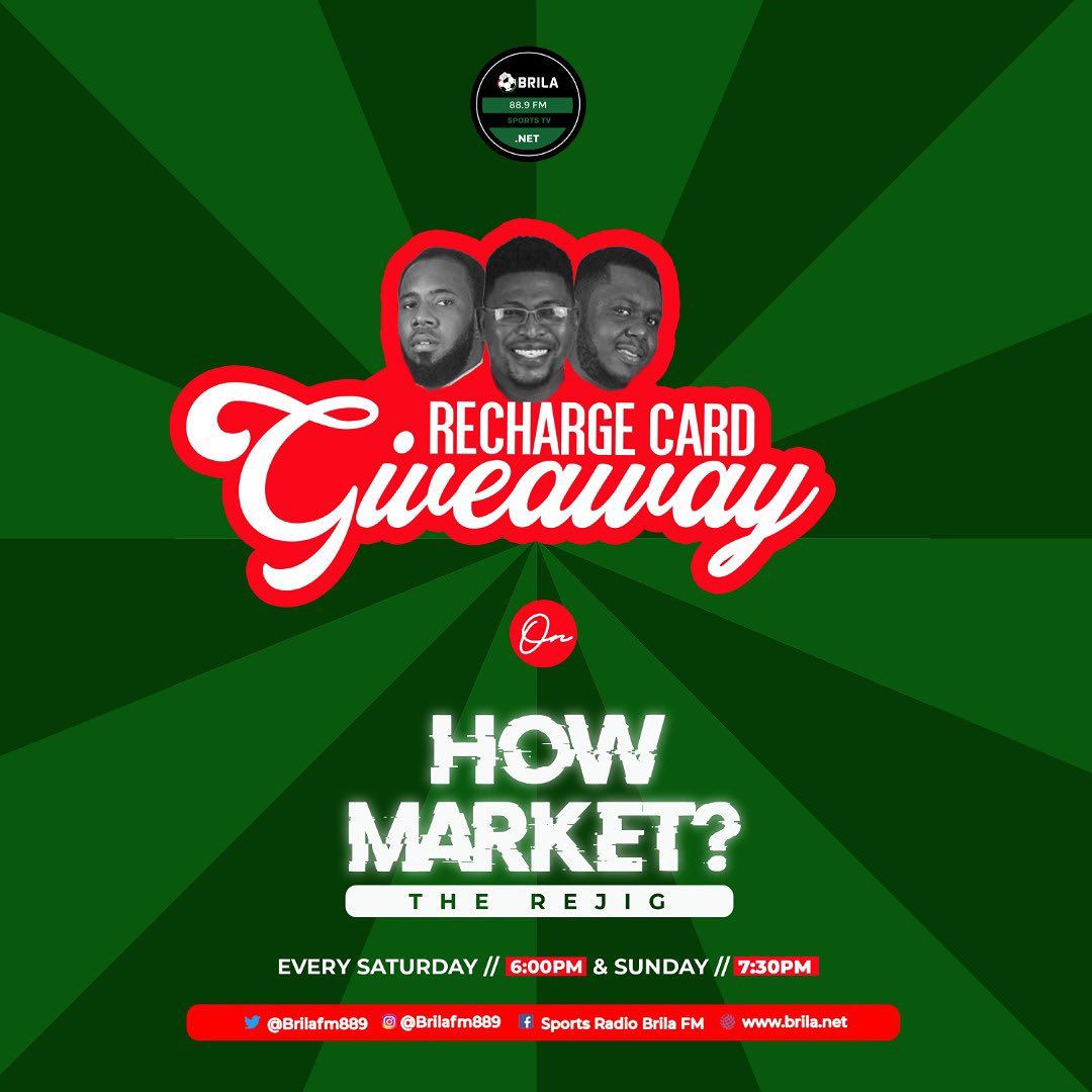 Brilamedia's tweet photo. We’ve got new sheriffs in Town!

Join Kelechi Nkoro @k1says, Deji @deejayfaremi Faremi &amp; Titus Bankole @stbanky007 on How Market this Saturday and every other weekend! 

You know it’s going to be lit! 🔥🔥🔥

#brilafm #brilasports #HowMarket #HowMarketRejig https://t.co/PGRq0XbQST