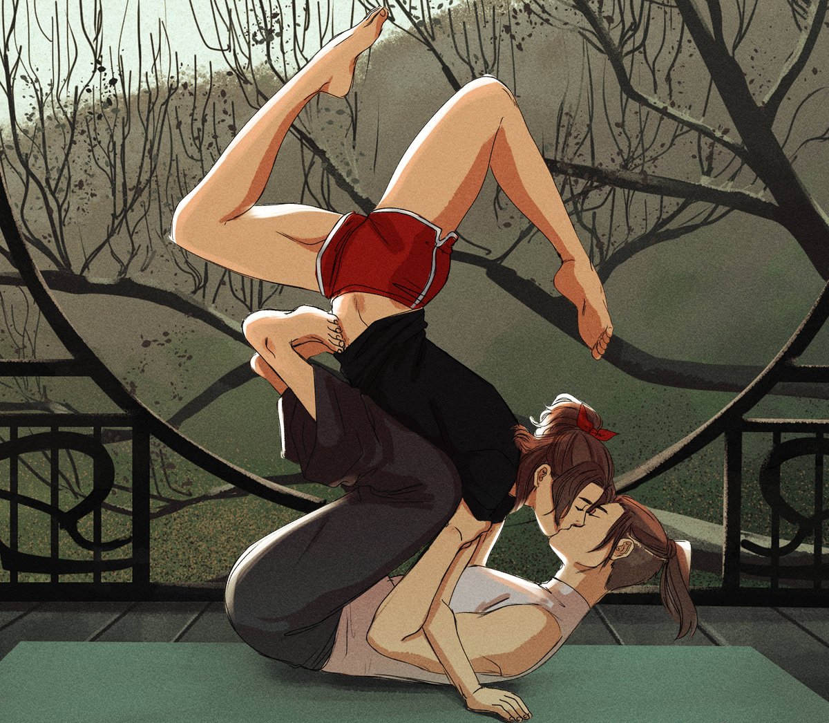 butleronduty's tweet photo. one day yogaji, one day https://t.co/i9dWJ3QIz7