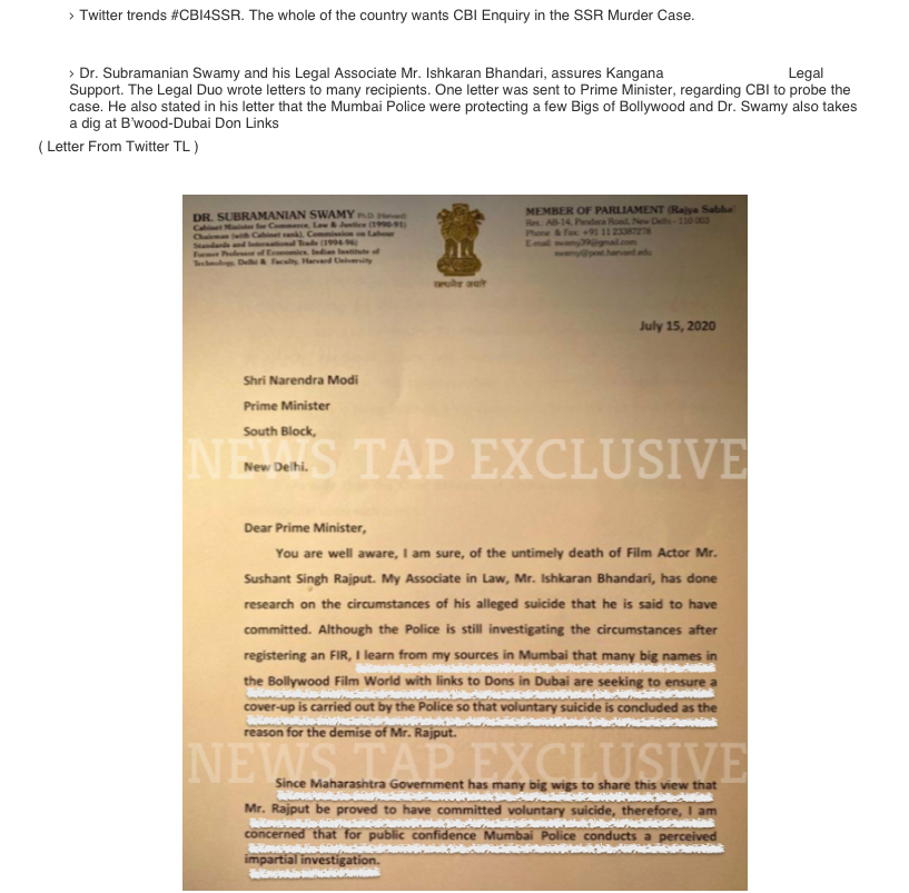SaiRamSays's tweet photo. This is my first OP-ED on SSR! Never thought that the fight would be too tough and so long! but I still feel #SSRWillGetJustice!

BTW!  @KomalNahta, let me let you know! Dil Bechara was better than Bharat (Salman Khan's Movie)

https://t.co/hQD05q2EES https://t.co/dSwhL7gyrm