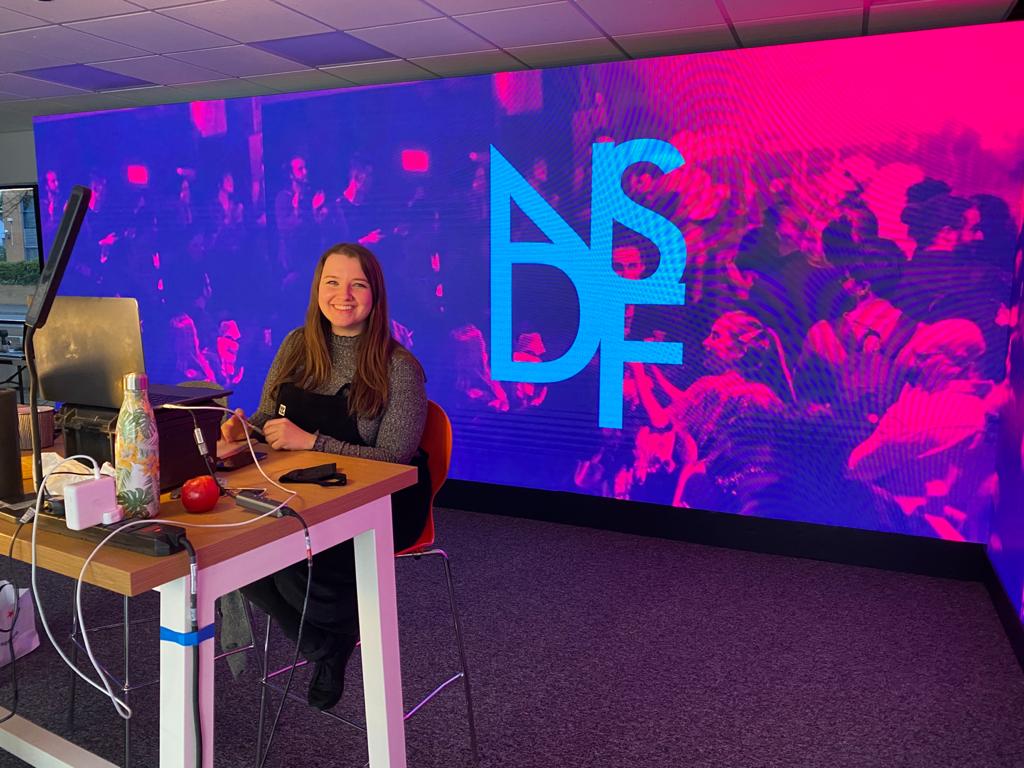 Nsdf_Tech's tweet photo. NSDF '21 is well under way. We've met new and old friends, started some conversations and learnt some masterful tit-bits. Plus Jas has finally managed to sort her background. #success #nsdf21 #dayone https://t.co/1m705A7s6V