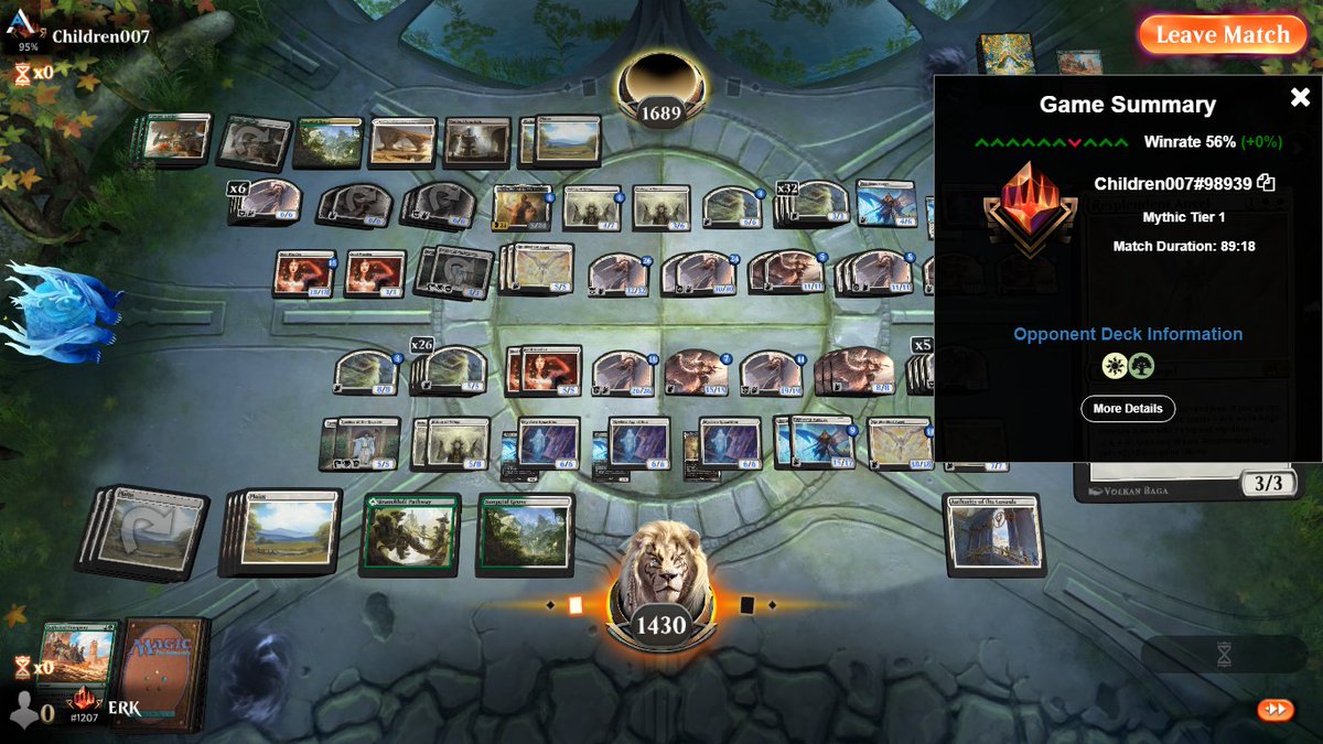 Barebeautybody's tweet photo. My first game of the day and I play the CoCo Angels mirror that lasts 1hr 31m. SuPeR fUn! However I am disappointed my opponent gave up. I would've loved playing aNoThEr FoUr HoUrS oF tHiS. #MTGArena #BanCoCo #BanHeliod #BanValkyrie #FireMaRo #GoodGame https://t.co/k8n9gOXeOi