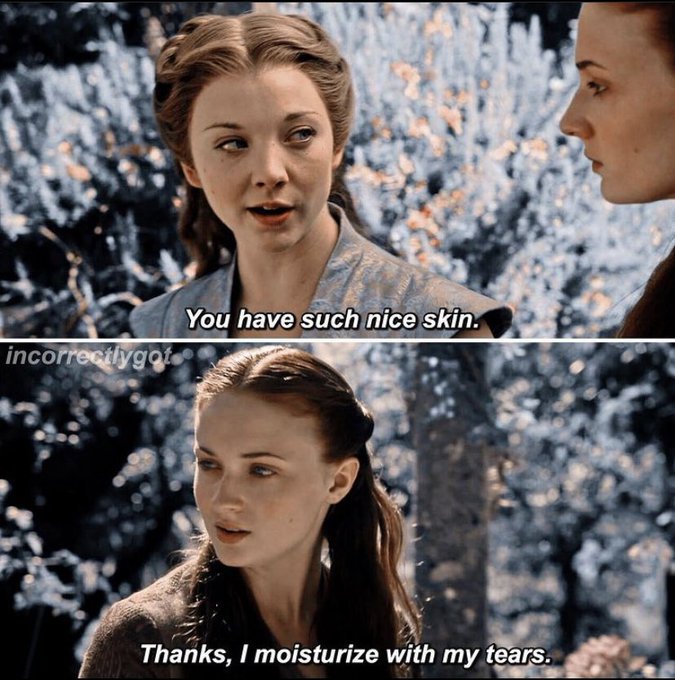 DepravedFate's tweet photo. Saddest moments in Game of Thrones? #GameOfThronesDay https://t.co/eUUbtludHT