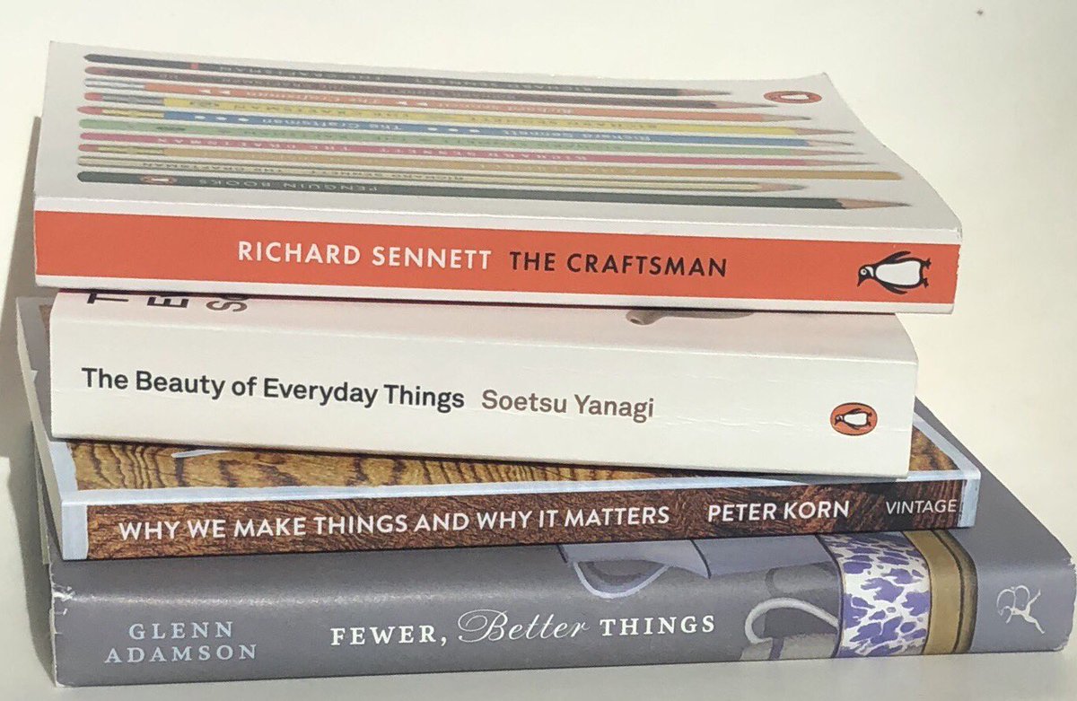 Recommendations and suggestions please - what shall we read this year?   #craftbookclub @NewBreweryArts 
Books about #craft #creativity #making please